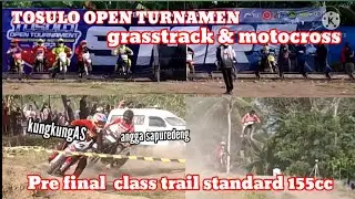 CRASH BATTLE SENGIT TERJADI DIRACE CLASS TRAIL STANDARD 155CC ANTARA KUNGKUNGAS DAN ANGGA SAPUREDE
