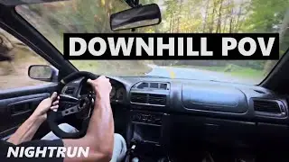 2.5RS GC8 COUPE POV DOWNHILL CRUISE | NIGHTRUN