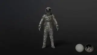 Turntable Mercury Navy Mark IV space suit