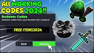 •NEWW• ALL WORKING CODES FOR UGC LIMITED 2024 & ROBLOX Flex UGC Codes