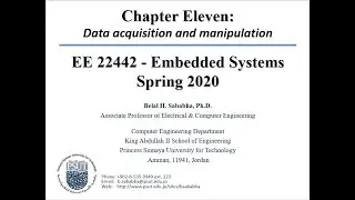 May 9, 2020 - Chapter 11, Data Acquisition and Manipulation, Analog to Digital.