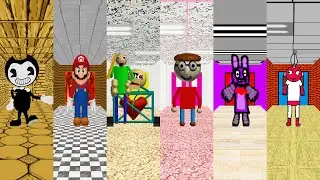 Mods 6 With Baldi Cartoon Games Part 2 | Baldi's Basics [Mod]