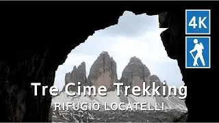 🇮🇹 TRE CIME Hiking: Looking for Fantastic Tre Cime Viewpoint Caves of Refuge Locatelli | 4K UHD