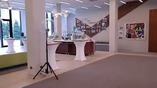 3D вентилятор 65 см в акриловом кожухе на треноге