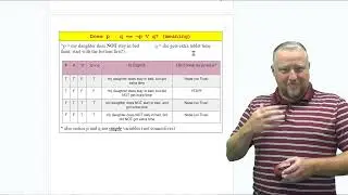 6 - How does p → q == ¬p V q