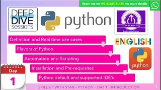 PYTHON in ENGLISH - DAY 1 - INTRODUCTION