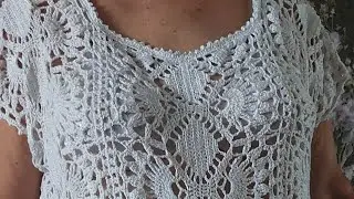 Кофта из ленточного кружева