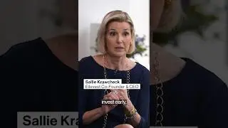 Invest early, says Sallie Krawcheck