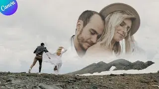 How to Blend Two Photos for a Romantic Pre-Wedding Shoot in Canva | Double Exposure Effect Tutorial