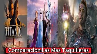 Comparación: Películas De Mayor Recaudación