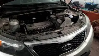 KIA Sorento ошибка P0335 ( замена датчика коленвала )
