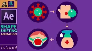 How to Morph Illustrator Shapes in Animation In Adobe After Effects | Tutorial