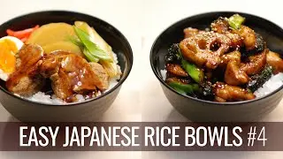 High Protein Bowls with Winter Veggies - EASY JAPANESE RICE BOWLS #4