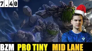 🤯 BZM [TINY] MID 7.40 - DOTA 2 HIGHEST MMR MATCH