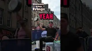 Fringe festival Preformer Using his Mom's Pots & Pans To Preformer In Edinburgh #fringefestival2024