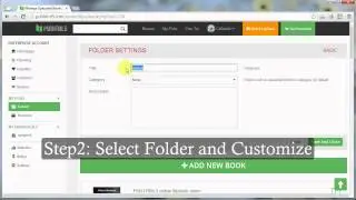 PUB HTML5 Tutorial: Customize Folder Settings of Online Catalog