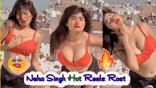 Neha Singh Hot Reels Rost Skeleton Hot videos Rost Neha Singh By Skeleton Meme #instagram #reels