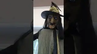 party city halloween 2023 towering   which animatronic demo.