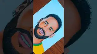 Neymar Finished 🔥⚽️ I hope you are looking forward to it 💚•• #neymar #neymarjr #drawing #arts #draw