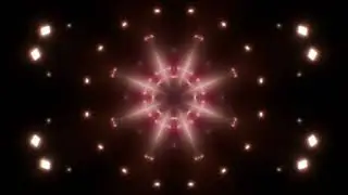 Abstract Fractal Warm Light Loop 4K 01