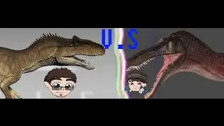 The isle:Suchomimus VS Allosaurus