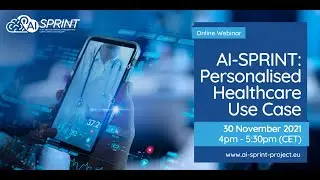 AI SPRINT personalised healthcare webinar