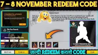 FREE FIRE REDEEM CODE TODAY 12 NOVEMBER | FF REWARDS REDEEM CODE TODAY | FF REDEEM CODE TODAY