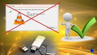 How to copy large files to USB pen drive, memory card