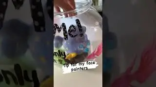 Tip jars face painting
