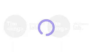 Circular progress indicator line 2D loading animation