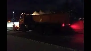 Snowblower on KamAZ chassis