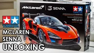 Tamiya McLaren Senna 1/24 Plastic Model Kit Unboxing