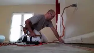 How to install concrete tack strip