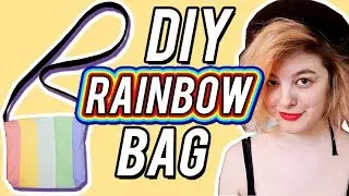 DIY Square Bottom Bag with a Zipper 🌈 Get Thready With Me #17