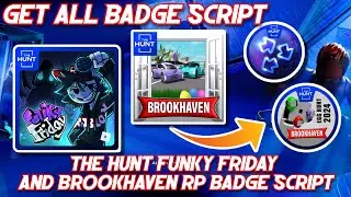 The Hunt First Edition Funky Friday And Brookhaven Rp Badge Script | Get All Badge | Auto Farm Eggs