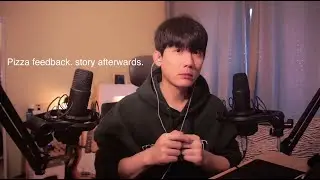 [Korean ASMR] Speak Korean quietly.  Pizza feedback. story afterwards.