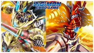 ShineGreymon VS DarkKnightmon | Digimon BT13