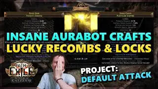 BIG Aura sceptre, 568 Attribute ring & Crafting race - Prep for Project Default Attack - PoE 