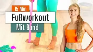 15 Min Feet Workout | with Band or Miniband | by Vika