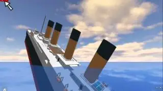Roblox Titanic Sinking.
