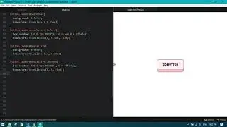 3d button using html and css