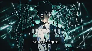 V V V  - SUNG JIN WOO 🌀 SOLO LEVELING AMV/edit Alight Motion (free Project File)