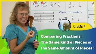 Comparing fractions: the same kind of parts or the same amount of parts