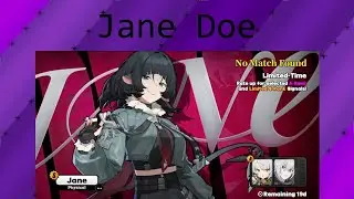Zenless Zone Zero Jane Doe