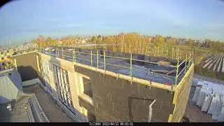 April 2022 - Zeitraffer der Baustelle Neubau BauindustrieZentrum Wetzendorf