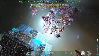ARK Tek Warship - Blasting some Turtles