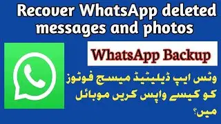 how to backup WhatsApp deleted messages data