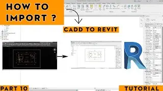 HOW TO IMPORT CADD FILE (DWG) TO REVIT (TUTORIAL) (PART 10) (TAMIL)
