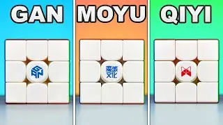 Which is The BEST 3x3 Brand? (GAN vs MoYu vs QiYi)