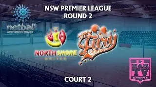 2018 Samsung Premier League Round 2 - U20s/Opens - Court 2 - North Shore United v GWS Fury